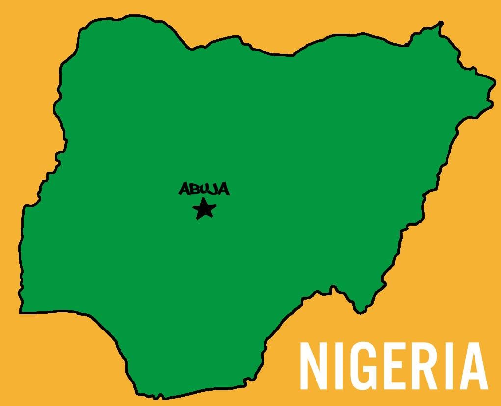 Kart over hovedstaden i nigeria 