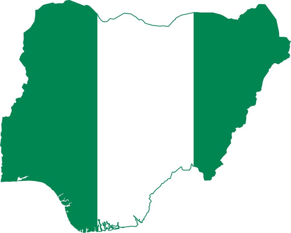 Kart over nigeria png