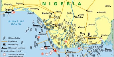 Industriell kart over nigeria