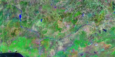 Kart over nigeria fjell