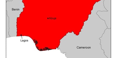 Kart over nigeria malaria