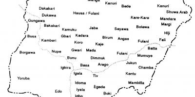 Trekke nigeria kart